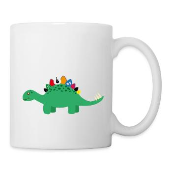 Musique Choix de guitare Dino T-Shirt Guitarian Musician - Mug blanc - blanc - Droite