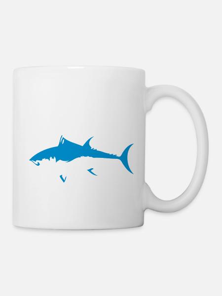 Roter Thunfisch - Tasse - Weiß