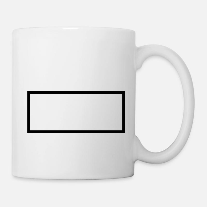 Forme / Symbole / Rond / Custom / Personnaliser - Mug blanc - blanc