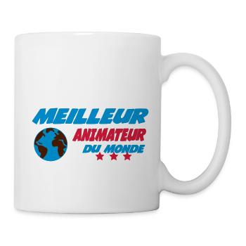 Meilleur animateur du monde - Tasse - Weiß - Rechts