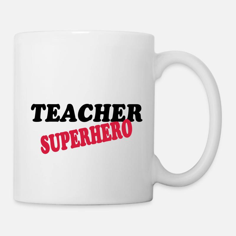 Teacher superhero - Mug - white