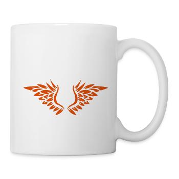 aile aille oiseaux ange 27012 - Mug blanc - blanc - Droite