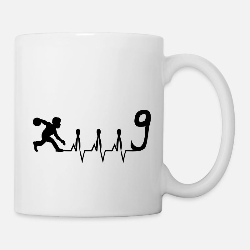 Heartbeat de Keglers - Mug blanc - blanc