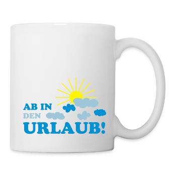 ab_in_den_urlaub - Tasse - Weiß - Rechts