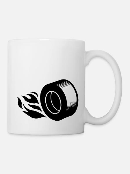 pneu - Mug blanc - blanc