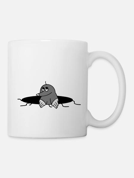 funny mole - Mug - white