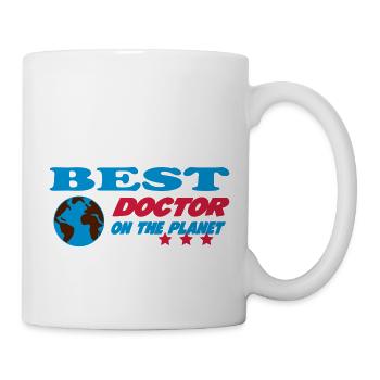 Best doctor on the planet - Tasse - Weiß - Rechts