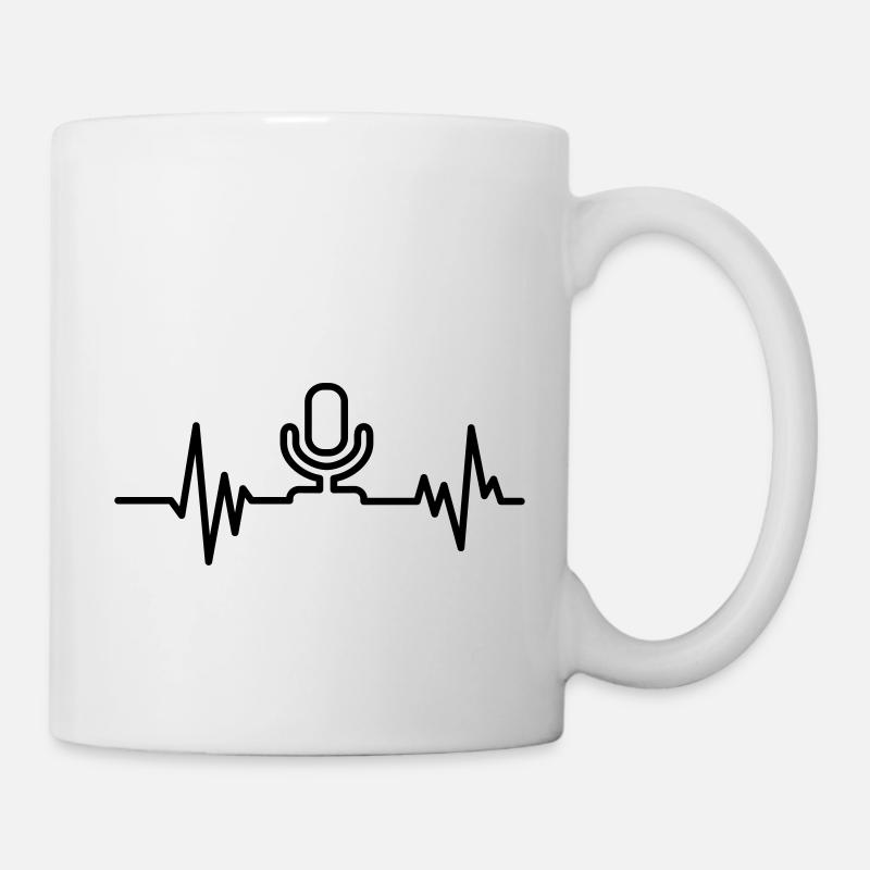 chanteur - Mug blanc - blanc