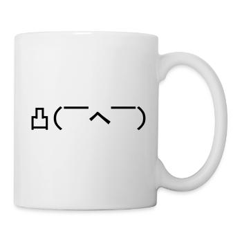Angry Emoticon Japanese Kaomoji - Mug - white - Right