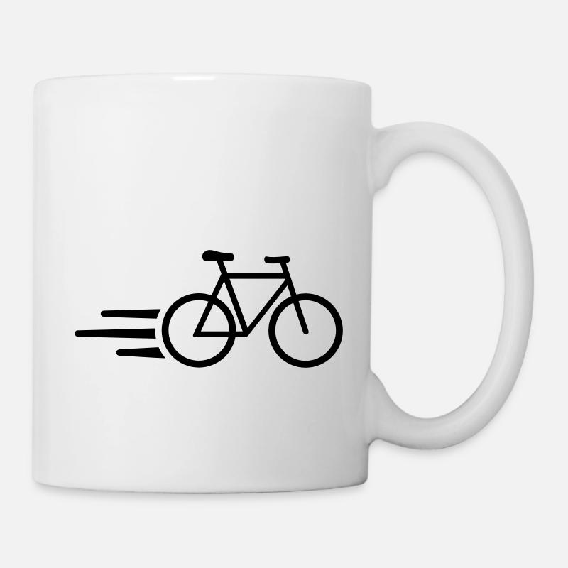 Fahrrad - Tasse - Weiß