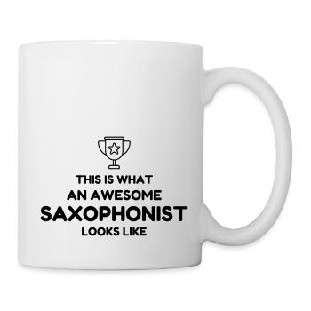 Saxophone - Saxophonist - Music - Musik - Saxophon - Mug - white - Right