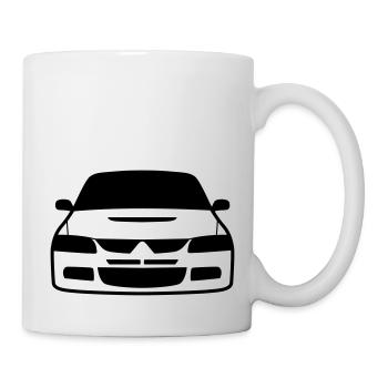 JDM Evo8 | T-shirts JDM - Tasse - Weiß - Rechts