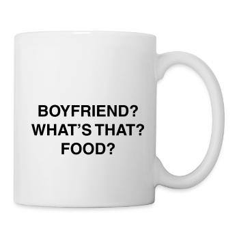 Boyfriend? What's that? Food? - Mug - white - Right