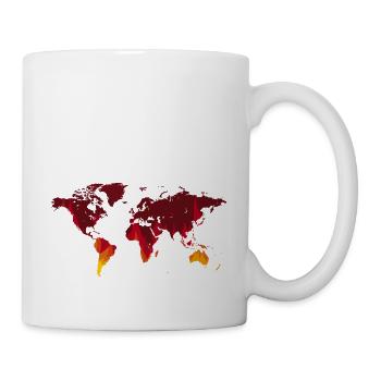 Erde - Tasse - Weiß - Rechts