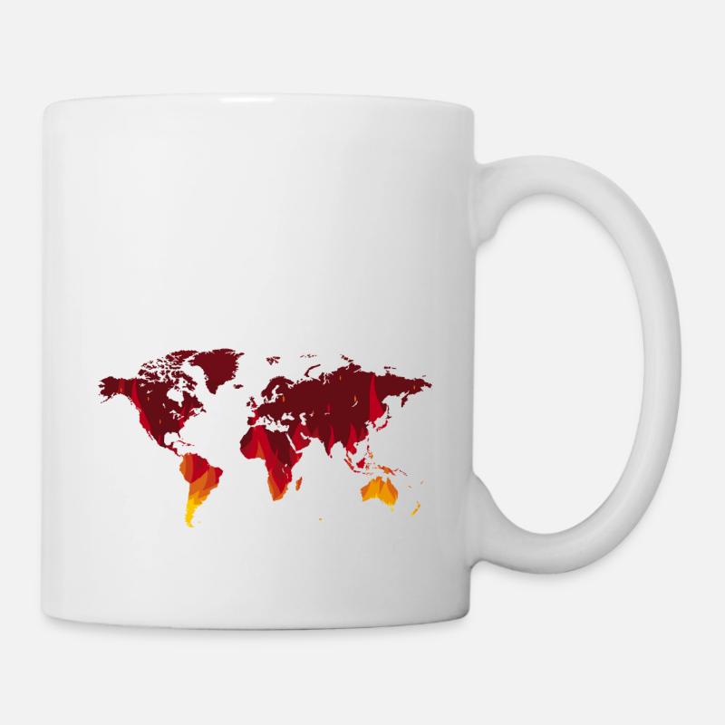 Erde - Tasse - Weiß