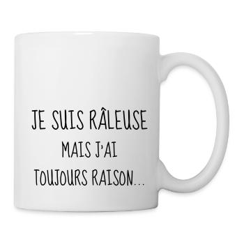 Râleuse - Raleuse - Citation - Humour - Comique - Mug blanc - blanc - Droite