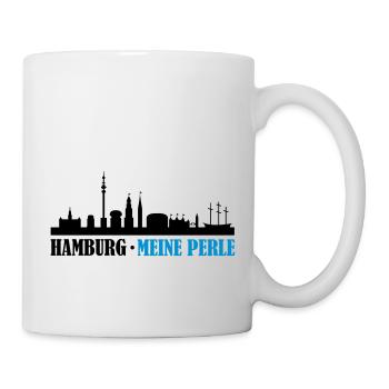 hamburg_meine_perle_02 - Tasse - Weiß - Rechts