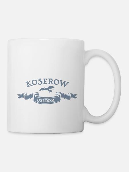 Koserow Usedom Ostsee - Tasse - Weiß