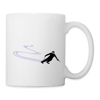 Sport - Skifahrer - Tasse - Weiß - Rechts