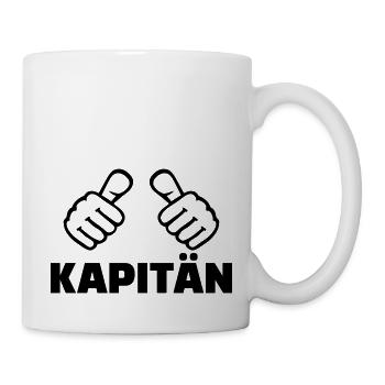 Kapitän - Tasse - Weiß - Rechts