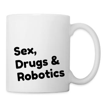 Robotik / Roboter / Robot / Robotics - Tasse - Weiß - Rechts