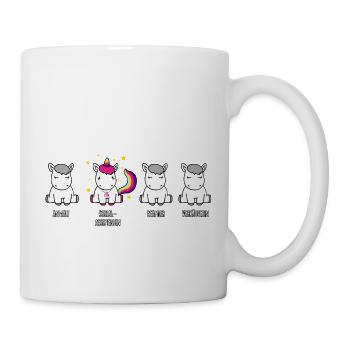 Sozialassistentin - das Einhorn in der Berufswelt - Tasse - Weiß - Rechts