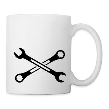 Werkzeuge - Tasse - Weiß - Rechts