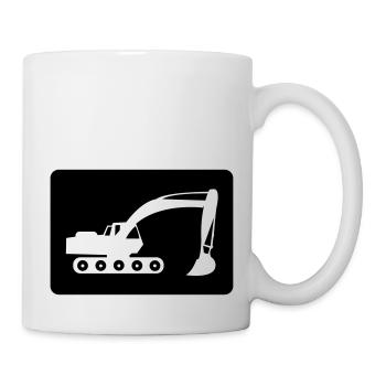bagger - Mug blanc - blanc - Droite