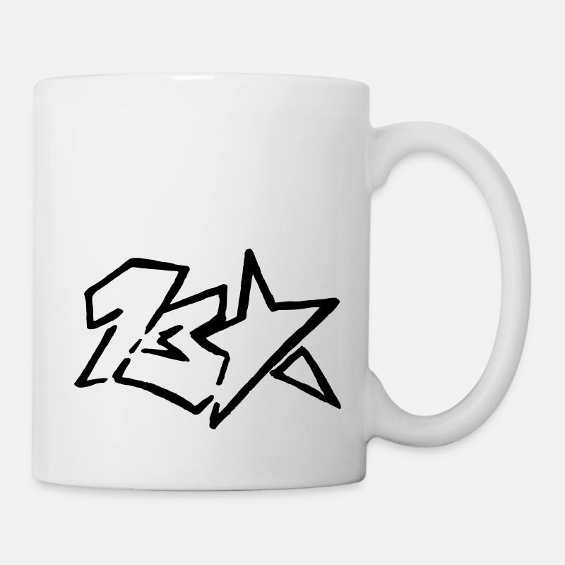13star logo - Tasse - Weiß