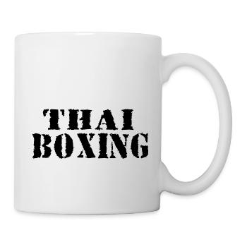 Thai Boxing - Mug blanc - blanc - Droite