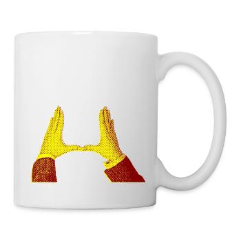 hands - Mug blanc - blanc - Droite