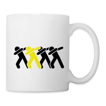 dabbing team - Tasse - Weiß - Rechts