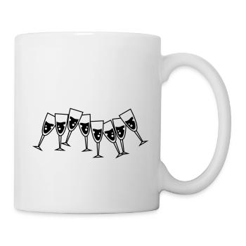 sekt glaeser - Tasse - Weiß - Rechts