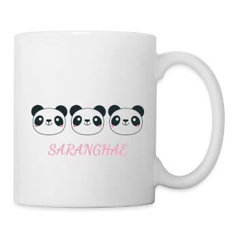 Liebe Koreanisch Sprache - Tasse - Weiß - Rechts