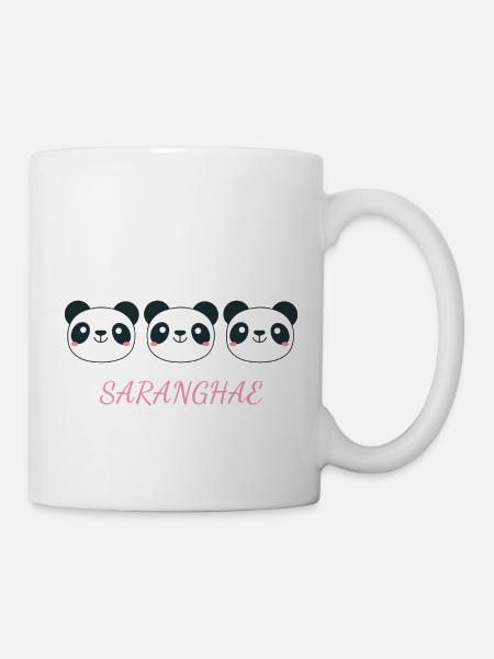 Liebe Koreanisch Sprache - Tasse - Weiß