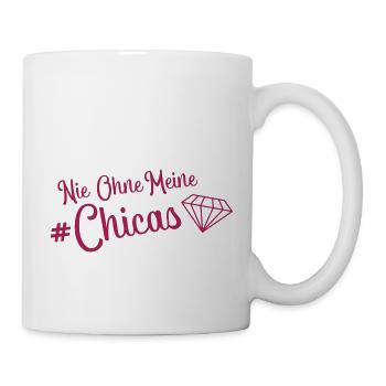 nie ohne meine chicas diamant - Tasse - Weiß - Rechts
