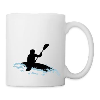 Whitewater kayaking - Mug - white - Right