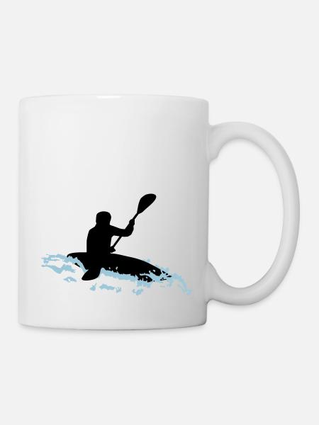Whitewater kayaking - Mug - white