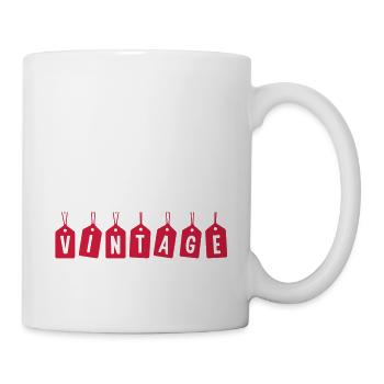 Équipe vintage disant rétro old school old cadeau - Mug blanc - blanc - Droite