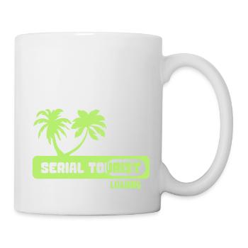 serial tourist citation palm loading humor - Mug - white - Right