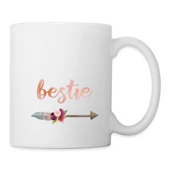 bestie boho pfeil - Tasse - Weiß - Rechts
