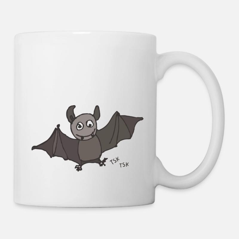 Fledermaus - Tasse - Weiß