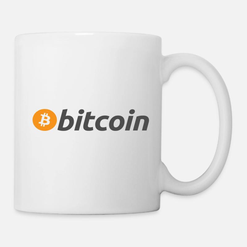 BITCOIN Bitcoin bitcoin BITCOIN - Mug blanc - blanc