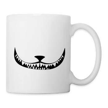 Chat sourire chat - Mug blanc - blanc - Droite