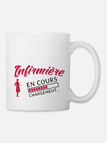 Infirmière en cours Future infirmière - Mug blanc - blanc