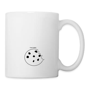 J'adore les cookies - Mug blanc - blanc - Droite
