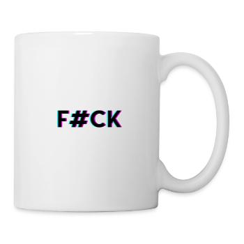 fuck. t-shrit fuck - Mug - white - Right