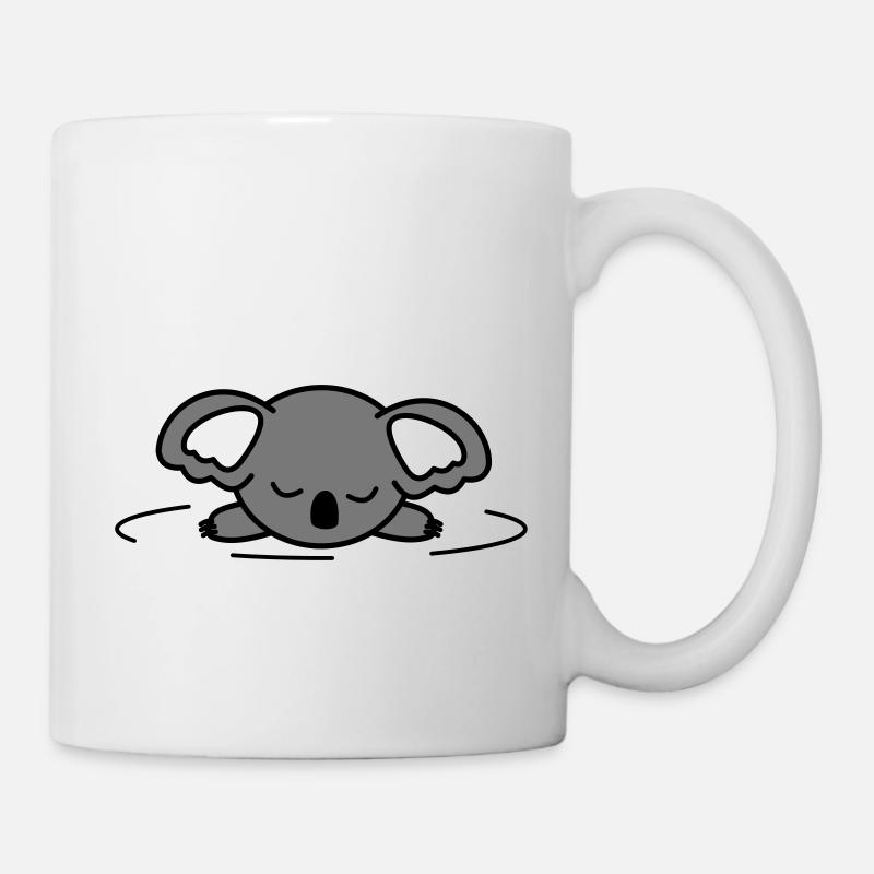Bébé koala endormi pour Sleepyhead - personnalisable - Mug blanc - blanc