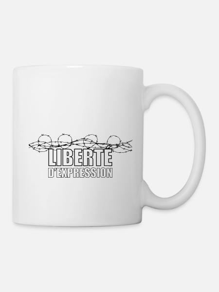 Liberté d'expression - Mug blanc - blanc