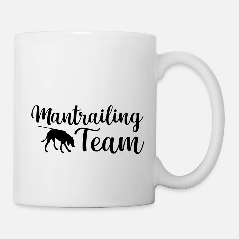 Mantrailing Team Cansport - Mug blanc - blanc